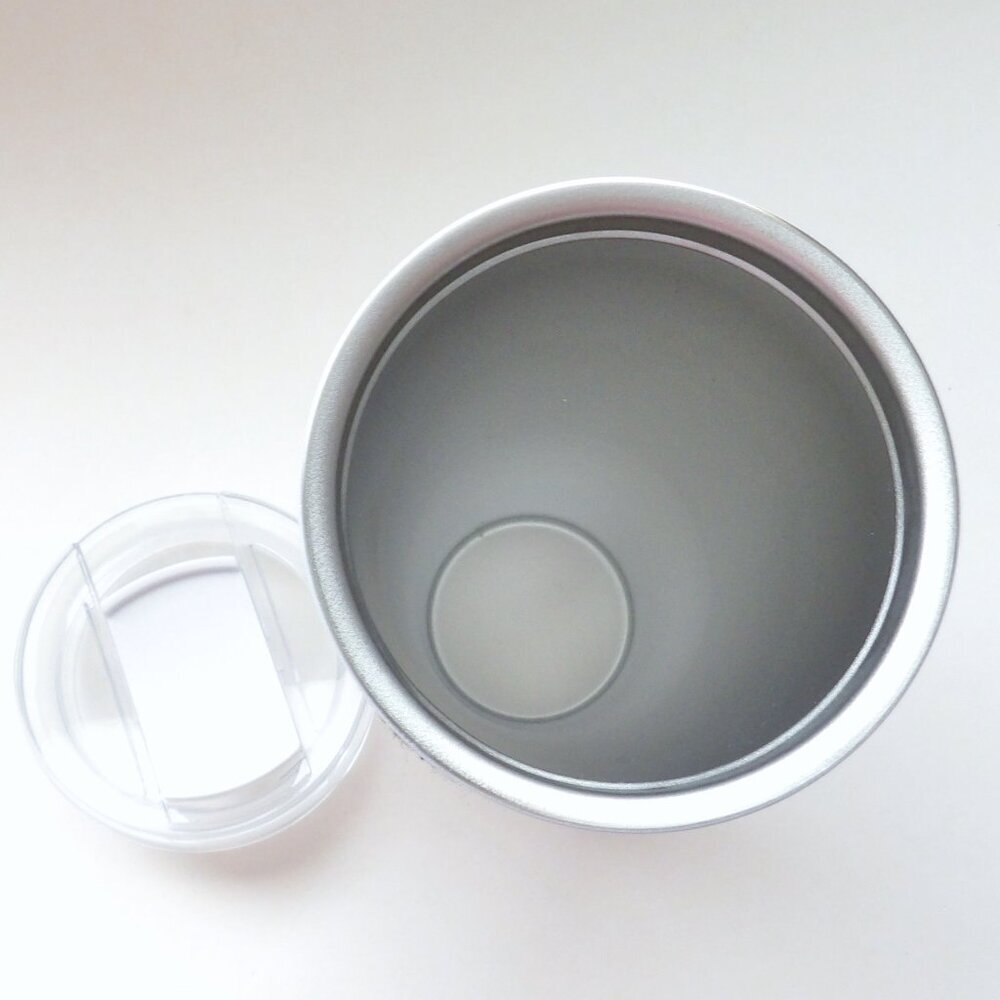 Starbucks White Pearlized Stainless Steel Travel Mug 16 oz. NEW w/ Bonus Wrapper - Picture 9 of 13
